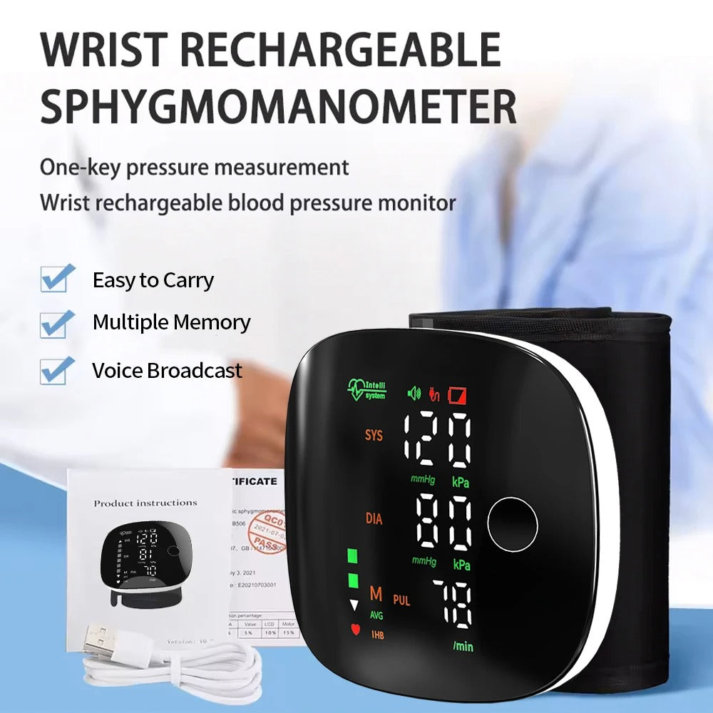 Wrist Blood Pressure Monitor
