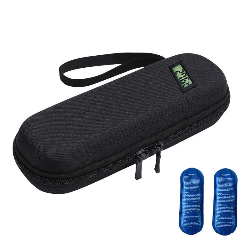Thermometer Insulin Cooler Travel Case